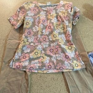 Unicorn Scrub Top